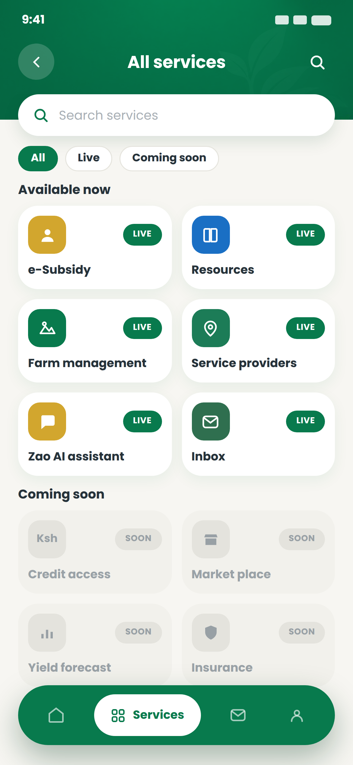 Agricultural Services