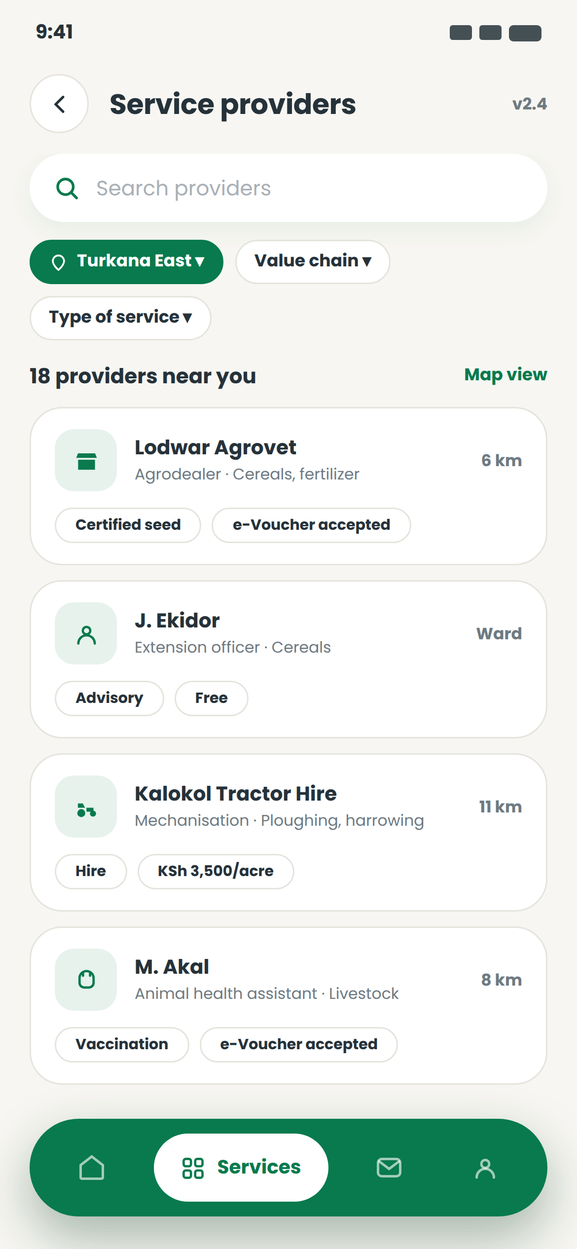 Service Providers